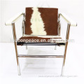 Cowhide leather LC1 armchair